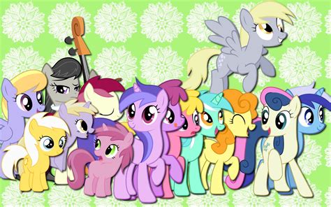 blue my little pony characters|mlp background character list.